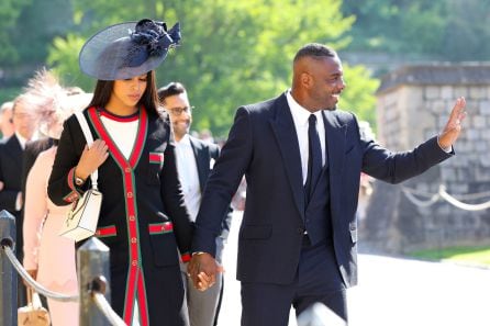 Idris Elba y Sabrina Dhowre.