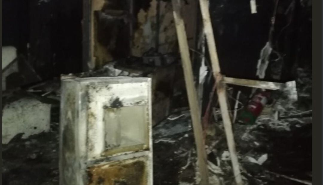 Daños en el interior de la discoteca