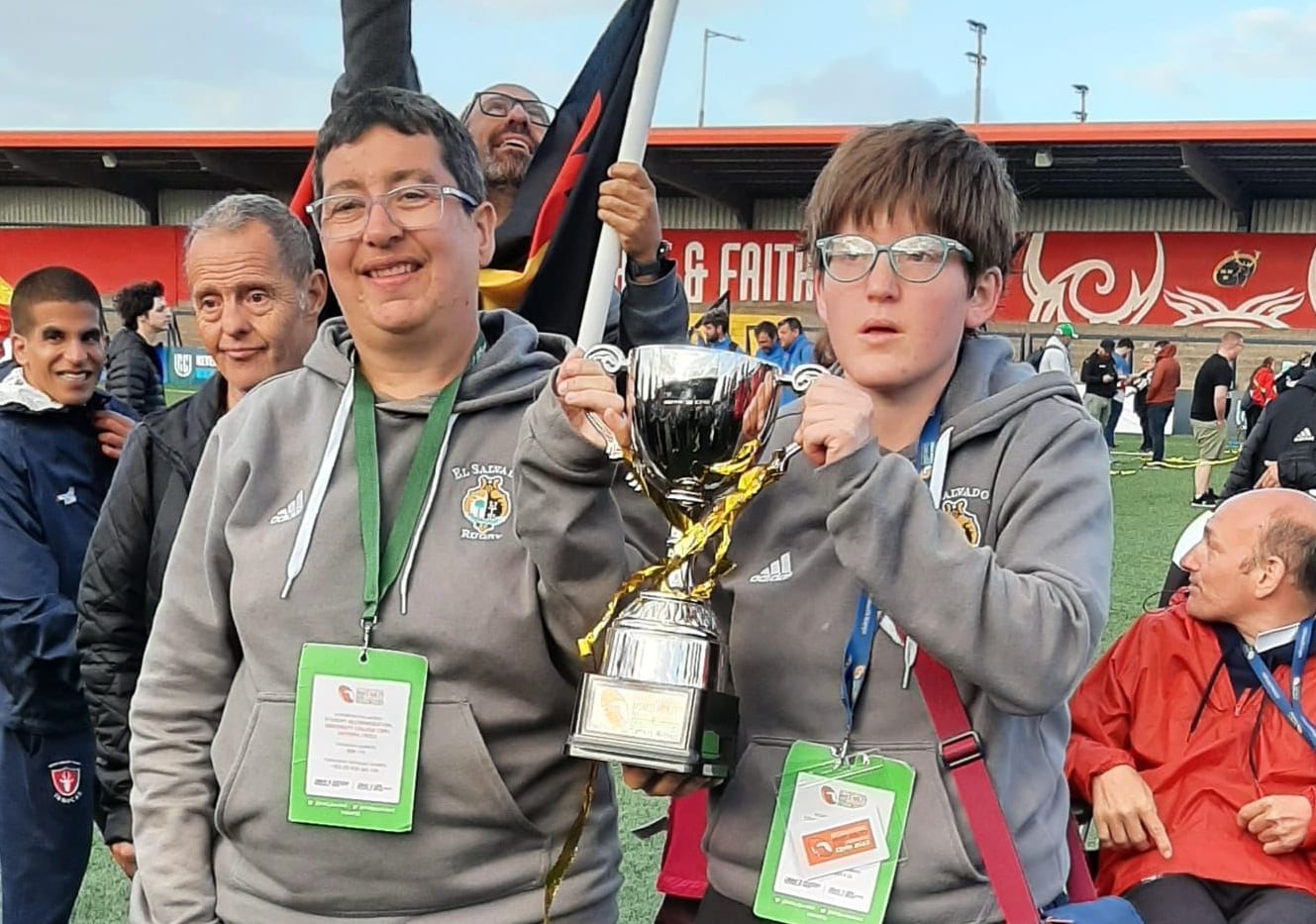 Las segovianas Celia Mesonero y Tamara Maldonado, campeonas del Mundo de rugby inclusivo