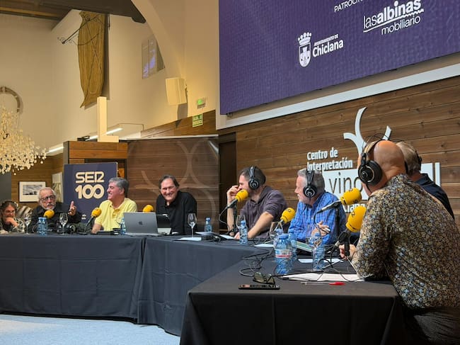 Un momento de la grabación en el programa