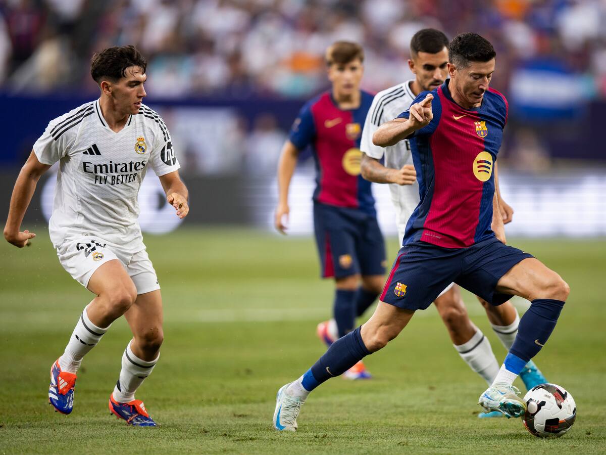 El Barça se lleva el 'Clásico' de pretemporada ante el Real Madrid gracias al doblete de un prometedor Pau Víctor (1-2)