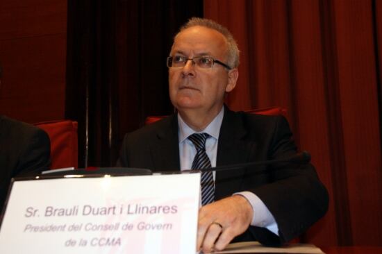 El presidente de la Corporació Catalana de Mitjans Audiovisuals, Brauli Duart