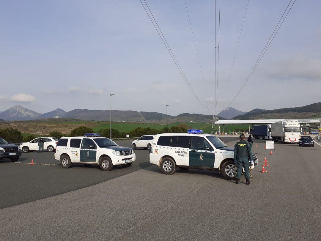 Control de la Guardia Civil.