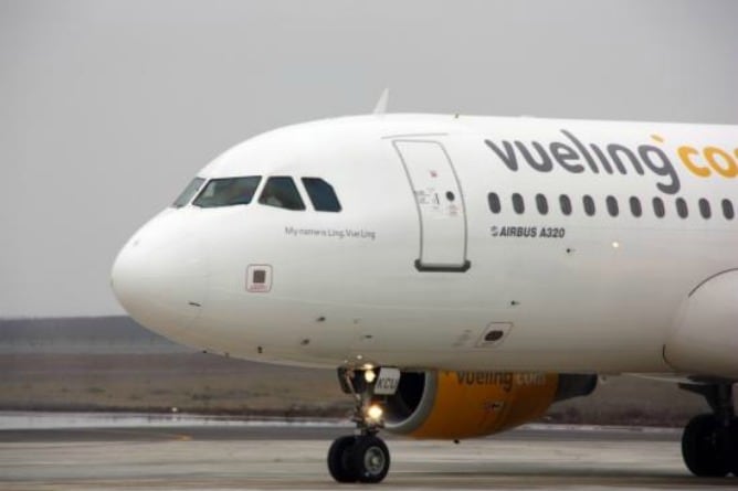 Un airbus de la aerolínea Vueling.