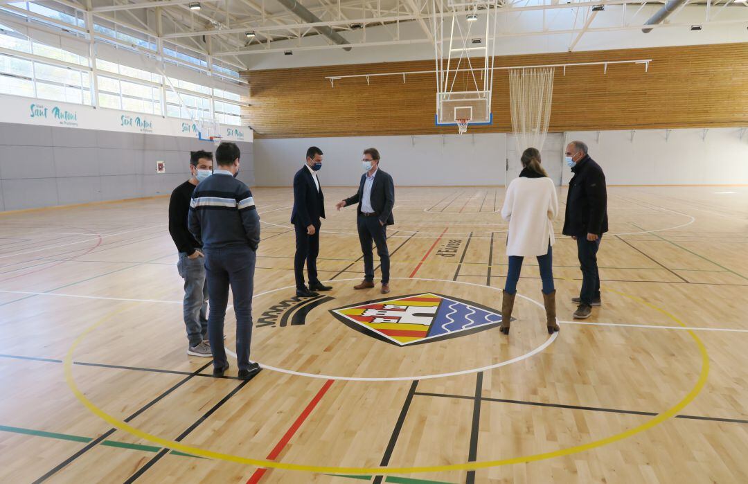 Visita al polideportivo