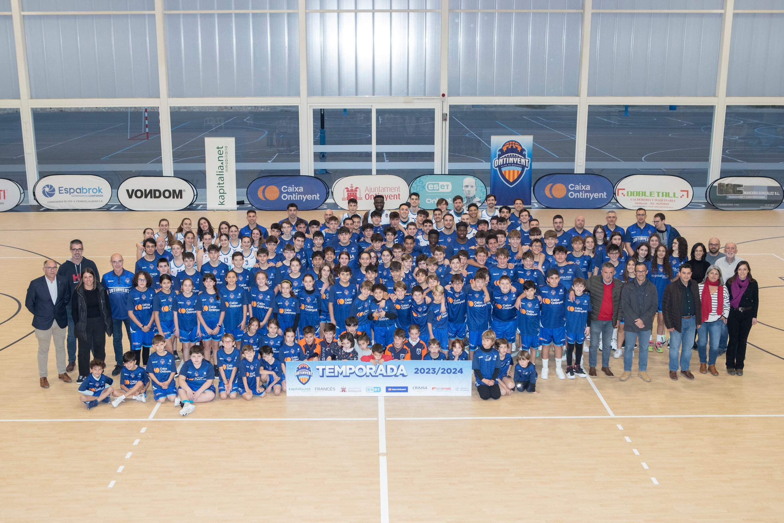 Imatge de tot el club de l&#039;Ontinyent CB