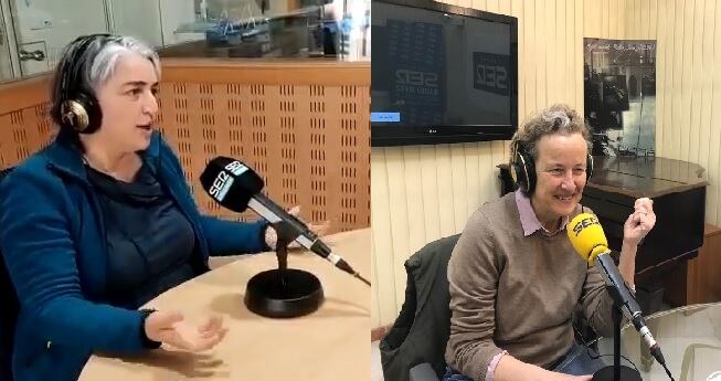 Anna Espelt i Montse Molina.