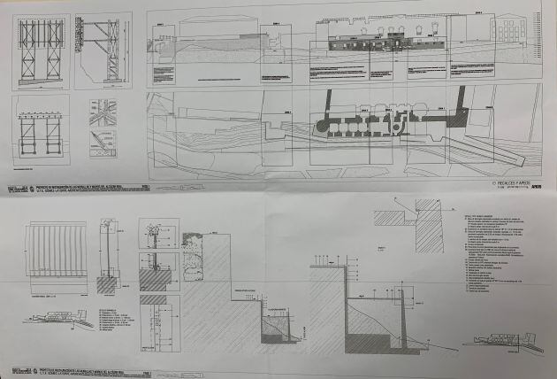 Plano actuación obras Alcázar Real