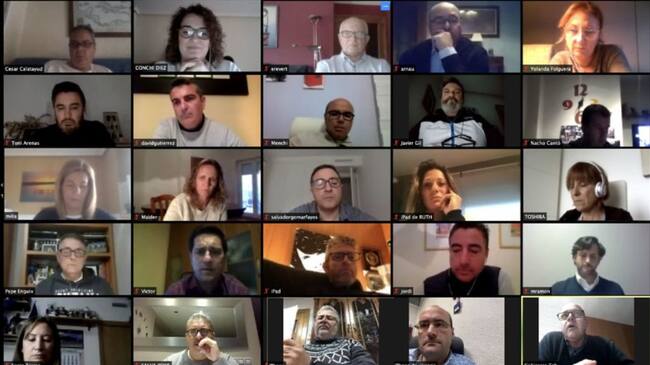 La reunión de la junta directiva de la FFCV se hizo de manera telemática