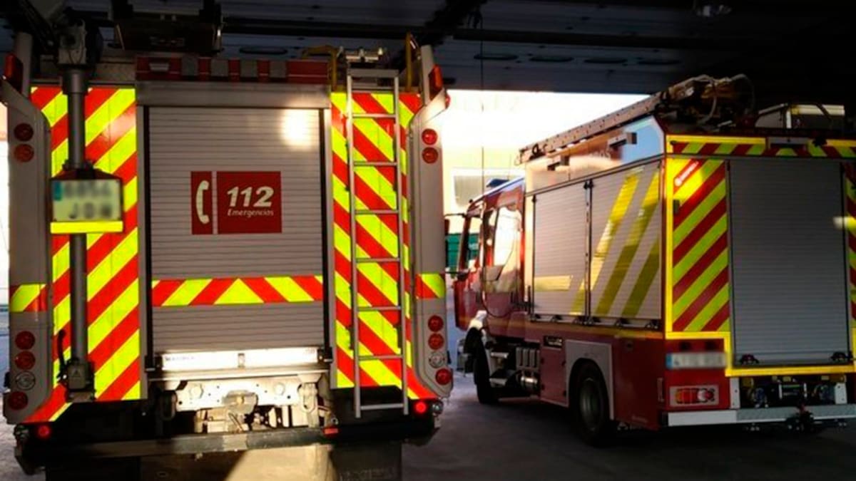 Rescatado inconsciente un hombre que se encontraba en una vivienda en llamas