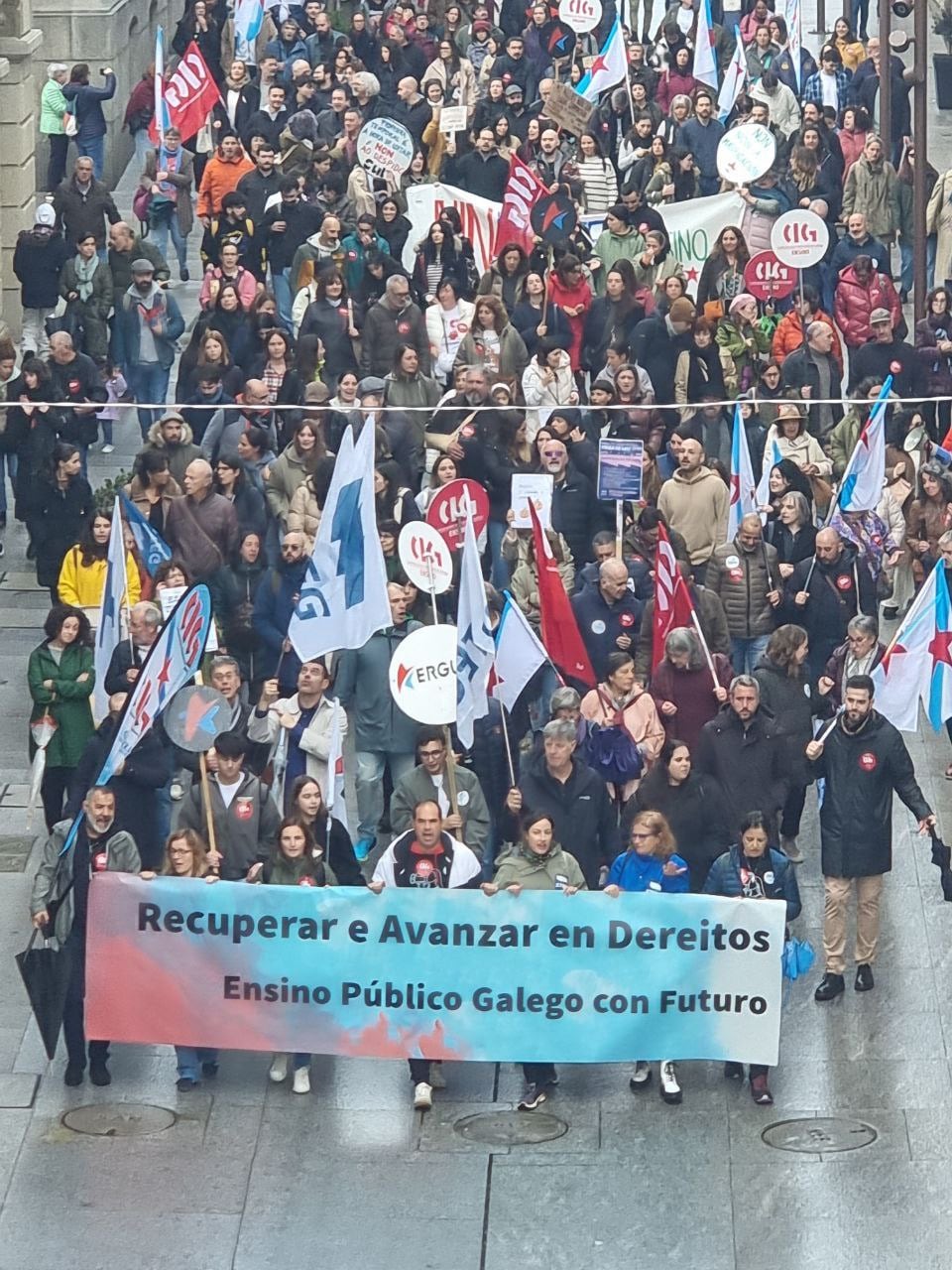 Manifestación por la educación pública