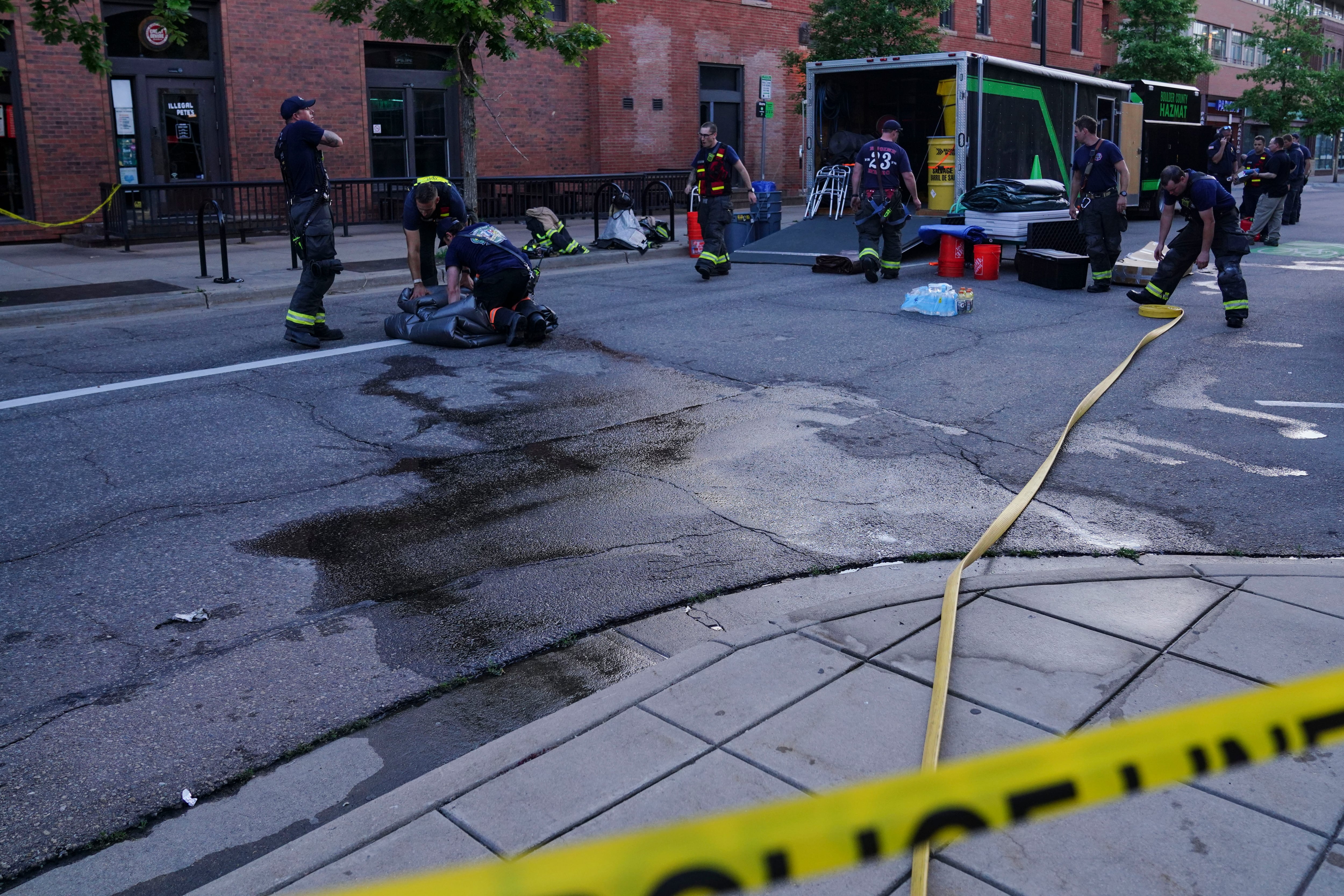 Al menos ocho heridos en una marcha proisraelí en EEUU tras un atentado.