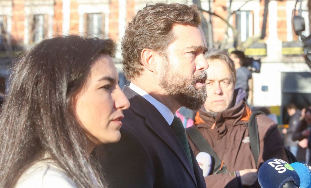 Rocío Monasterio e Iván Espinosa de VOX, en una imagen de archivo