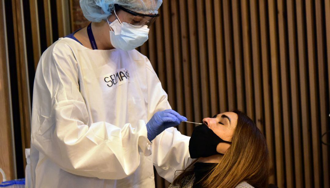 Realización de test de antígenos en Barcelona