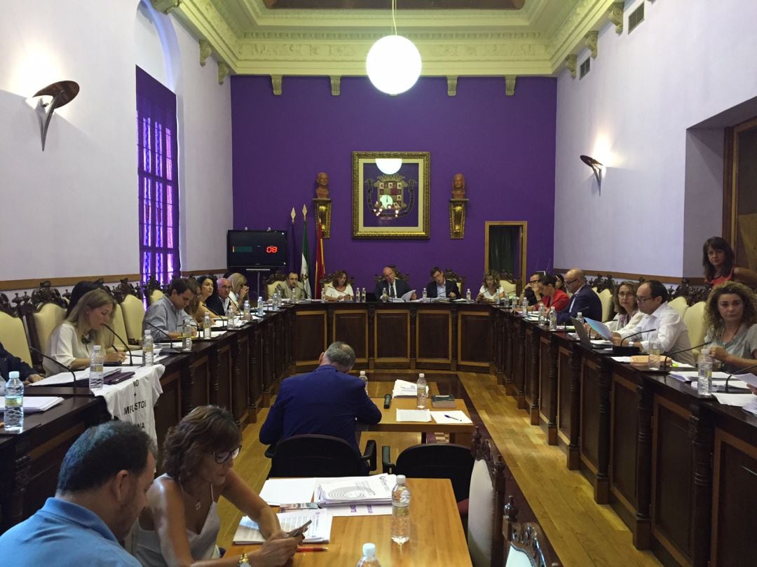 Un pleno del Ayuntamiento de Jaén en una imagen de archivo.