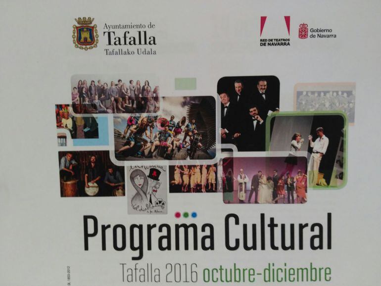 Programa que ha editado el Patronato de Cultura de Tafalla para el último trimestre del año