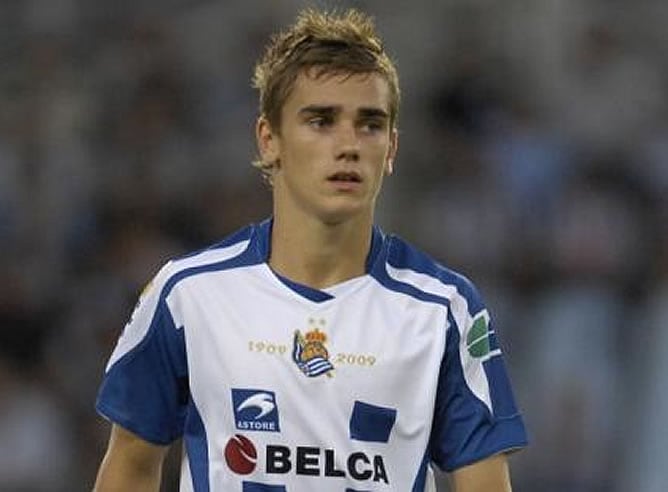 Griezmann, jugador de la Real Sociedad