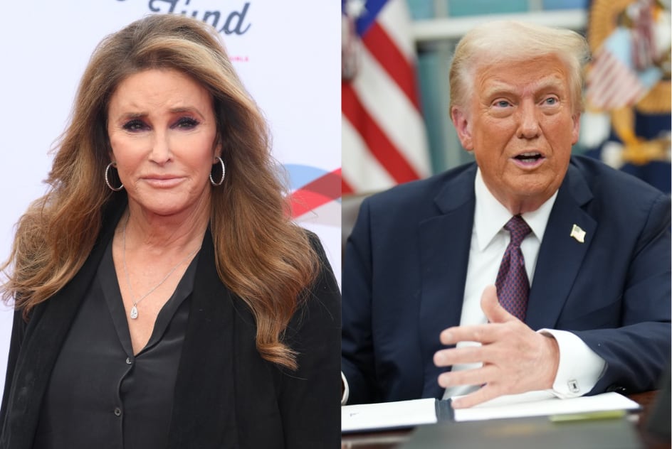 Caitlyn Jenner y Donald Trump.