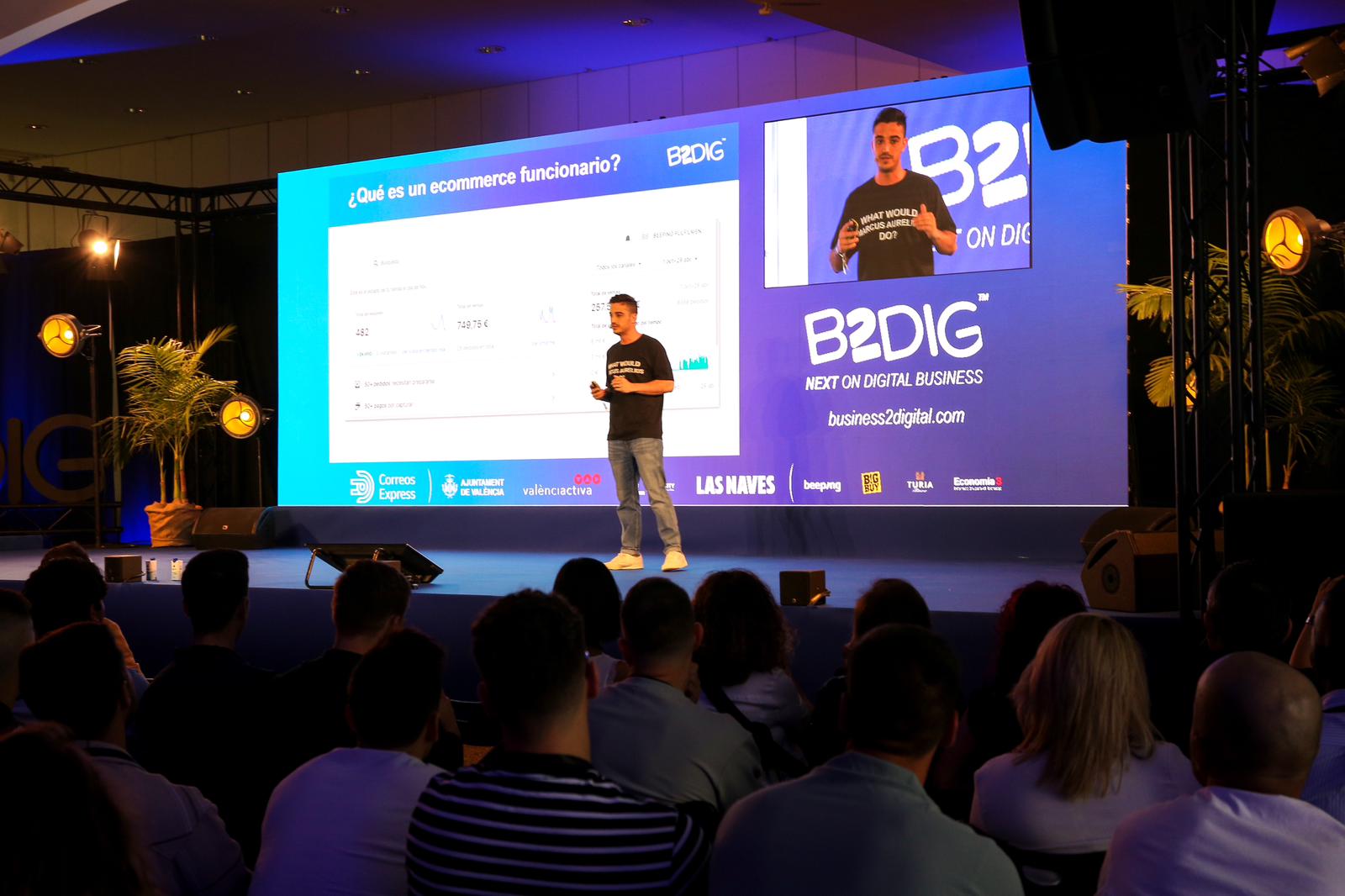 Imagen de un evento de Business2Digital en València.