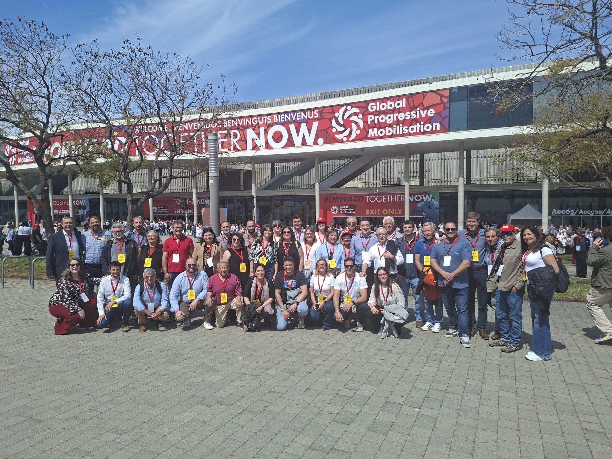 Socialistas altoaragoneses en el Global Progressive Mobilisation