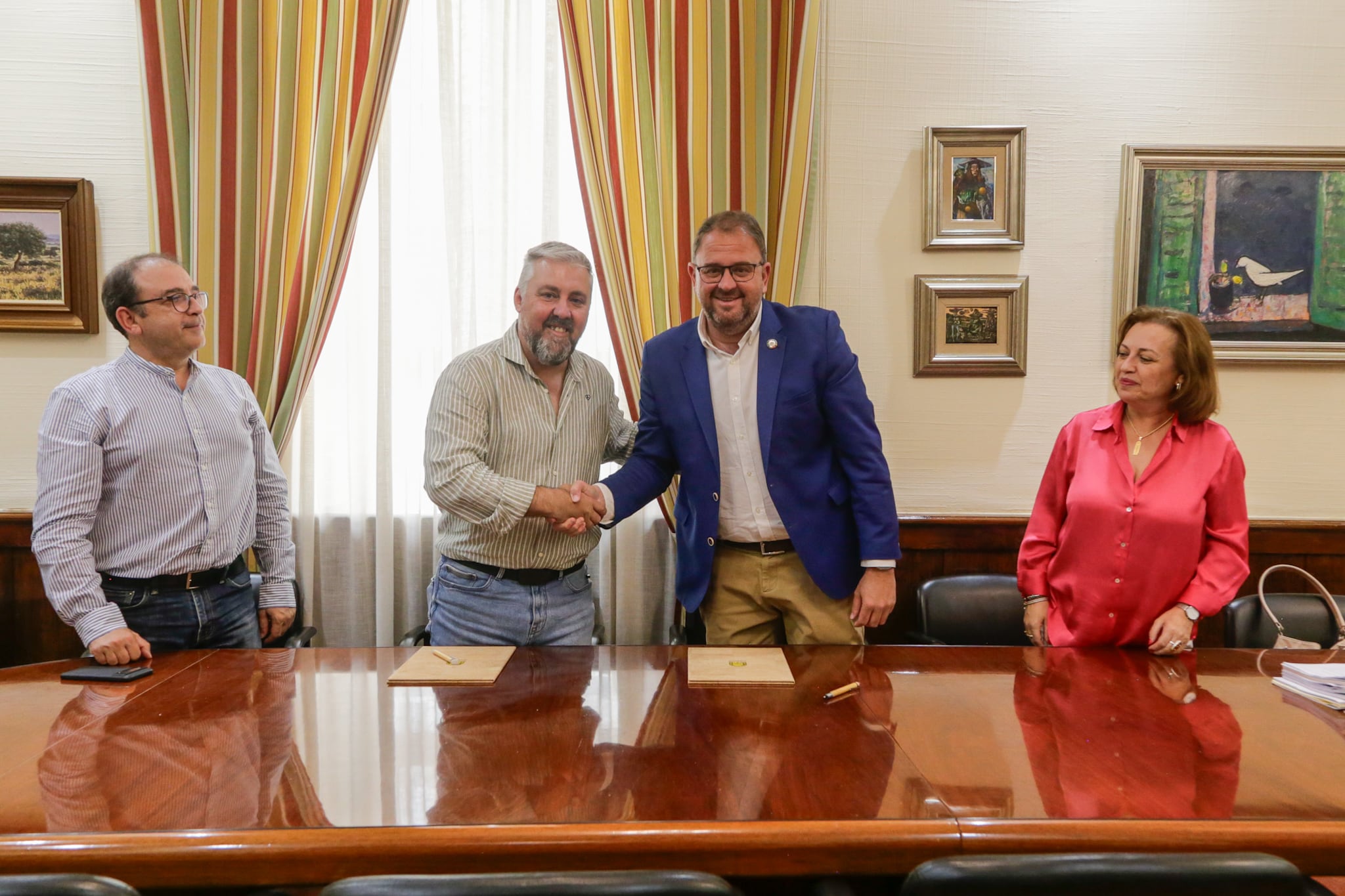 Firma Convenio con la Plataforma del Voluntariado de Mérida