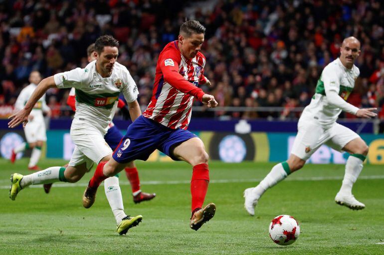 Fernando Torres, en el momento de su segundo gol