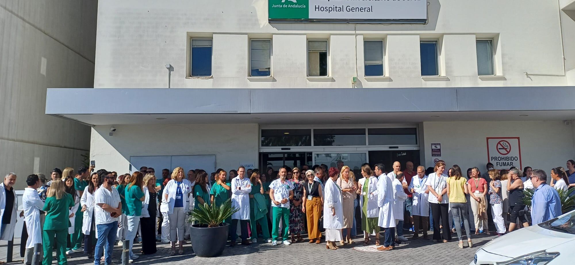Concentración este martes a las puertas del Hospital de Jerez