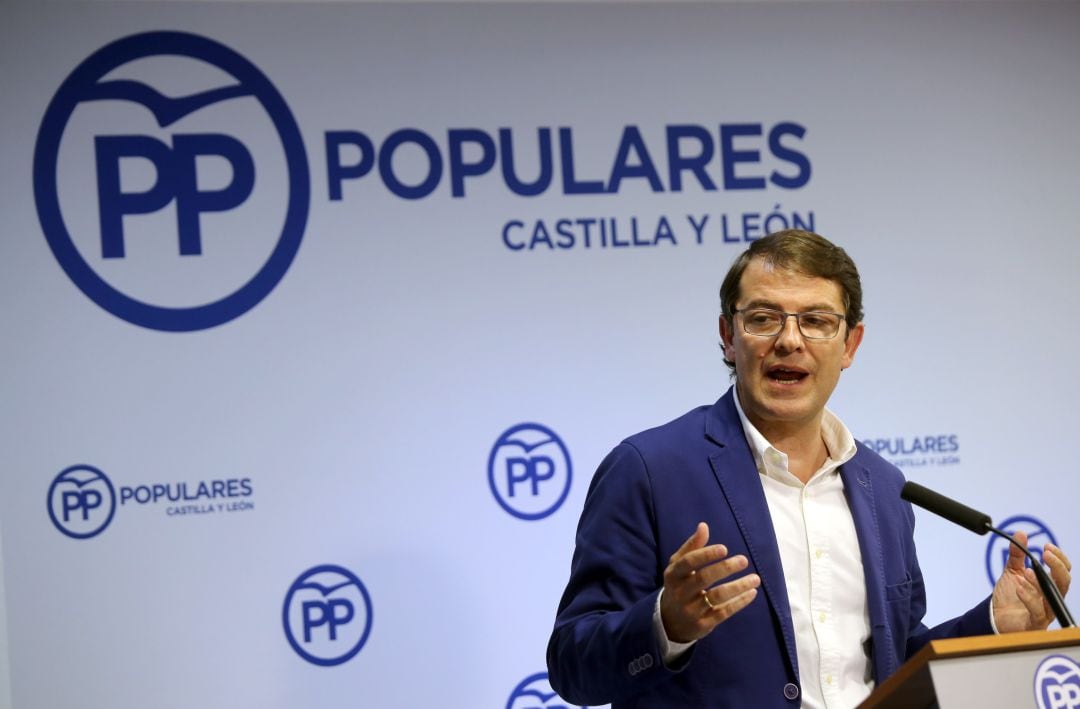 El presidente del PPCyL, Alfonso Fernández Mañueco