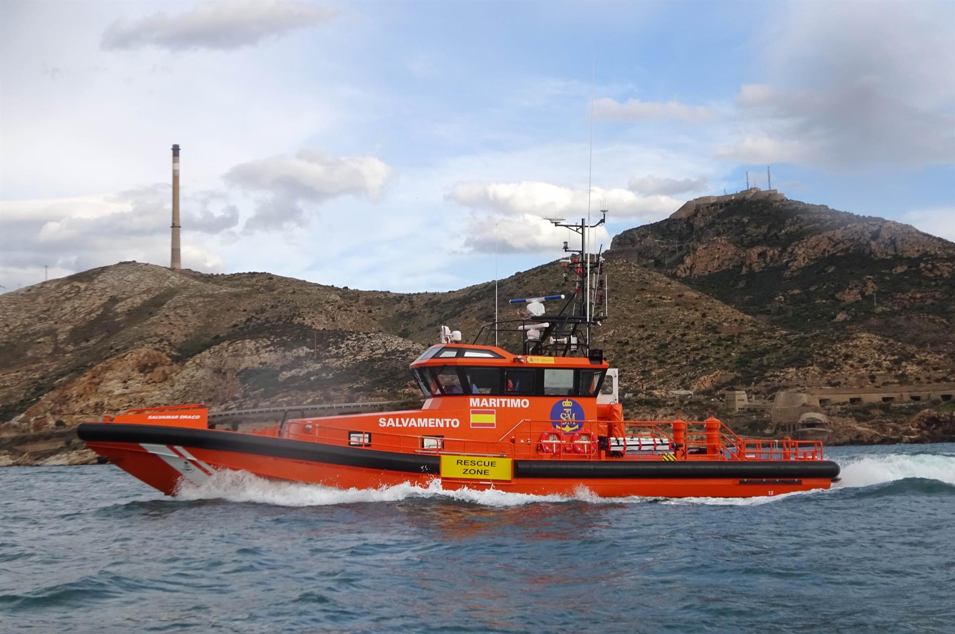 Salvamento Marítimo presenta la Salvamar Draco en su base de Cartagena