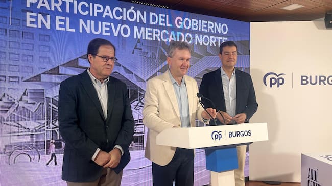 Parlamentarios nacionales del PP burgalés presentan una moción relacionada con el Mercado Norte