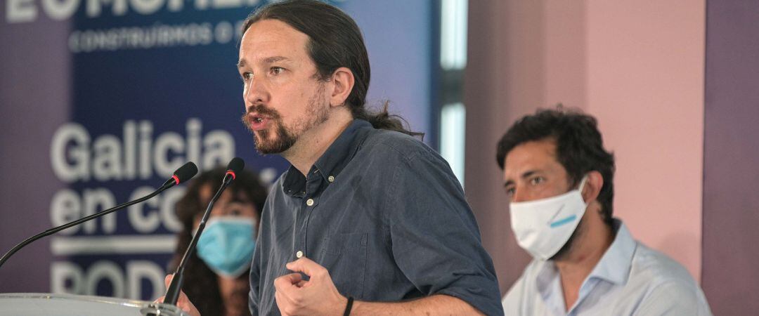 Pablo Iglesias en el mitin de A Coruña