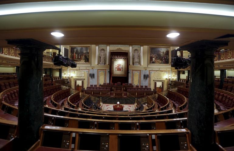 El hemiciclo del Congreso de los Diputados. 