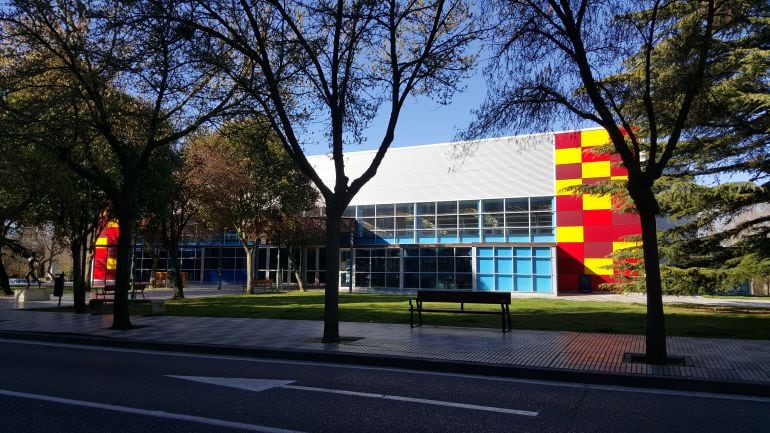 Exterior del Pabellón Marta Domínguez en Palencia