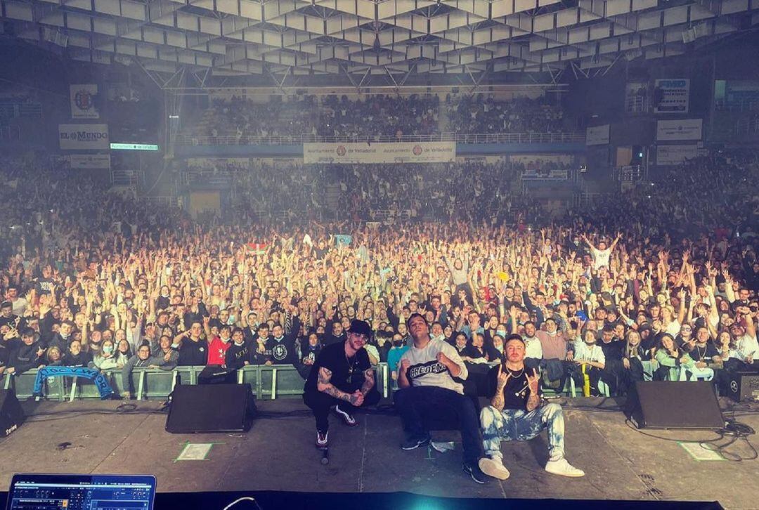 Foto del concierto de Natos y Waor publicada por el grupo en redes sociales.