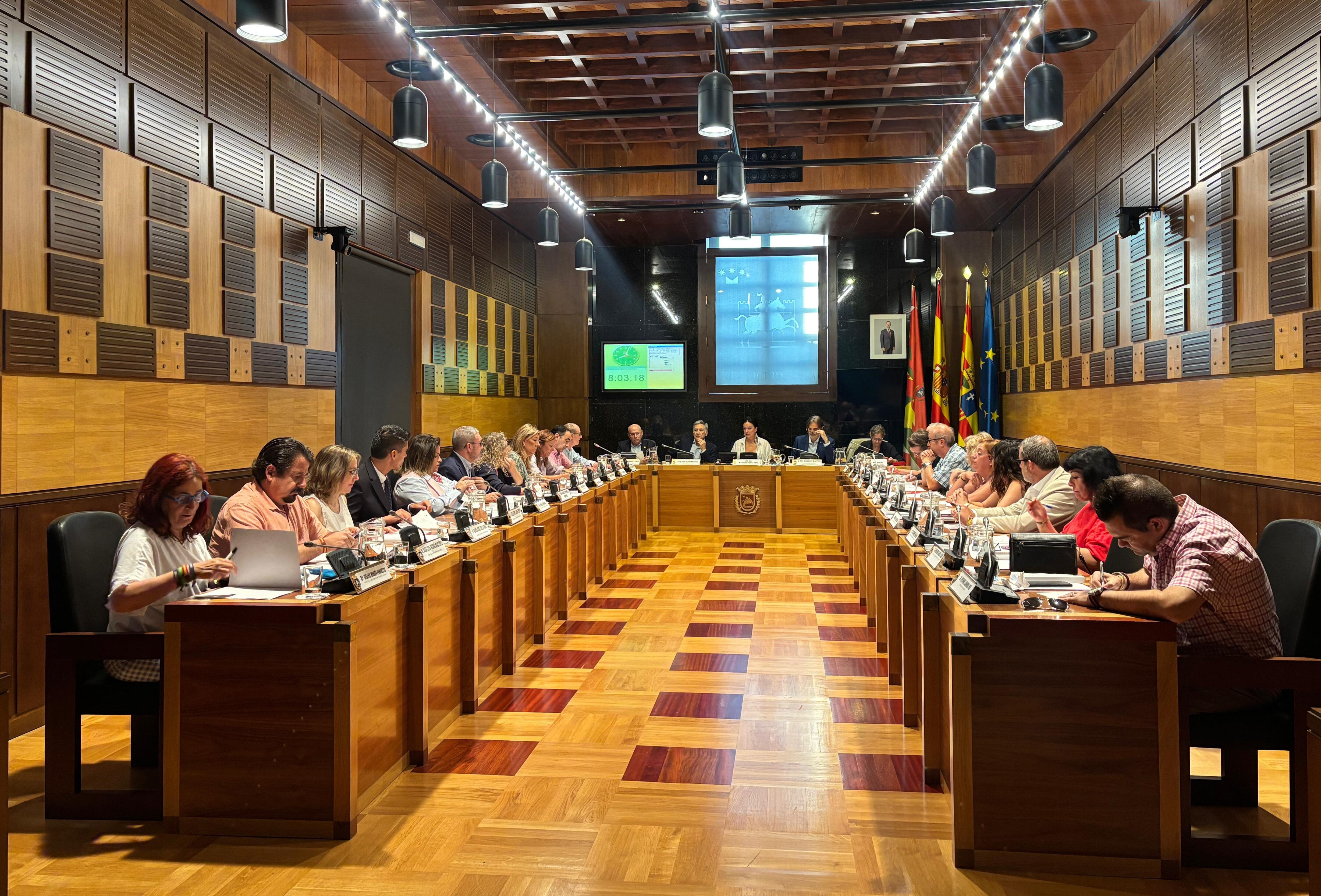 Sesión plenaria de este martes en Huesca