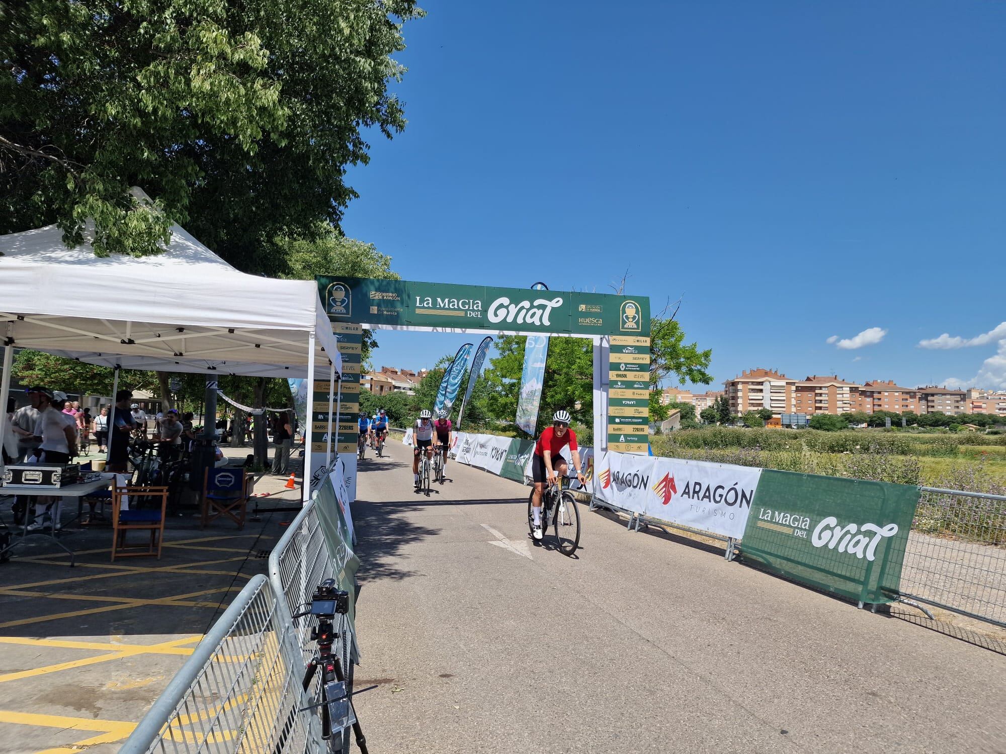 Llegada de los primeros participantes de La Magia del Grial