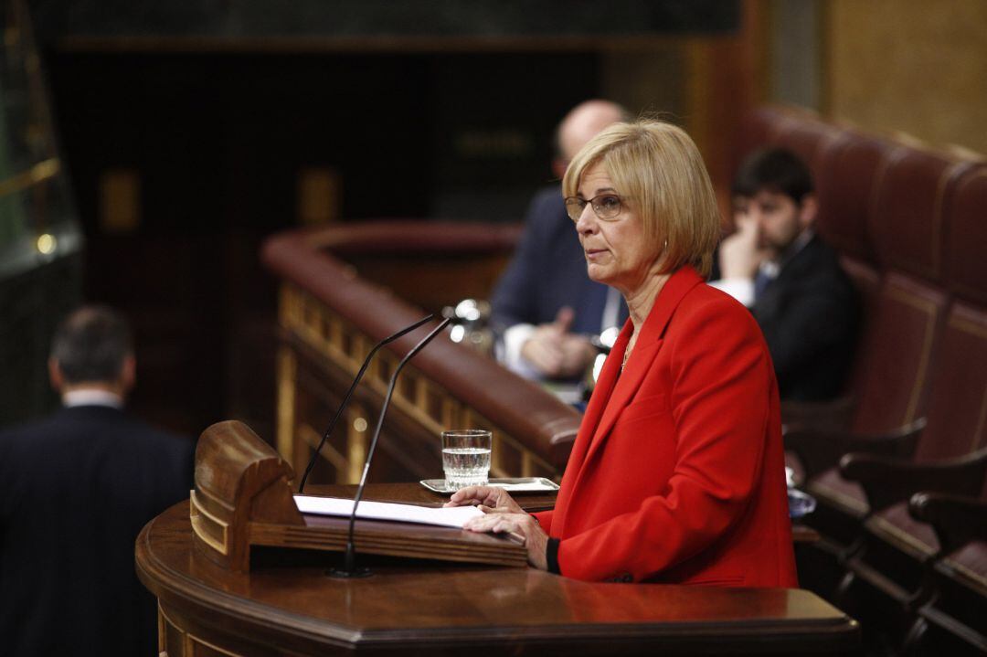 García Pelayo durante una sesión en el Congreso de los Diputados  