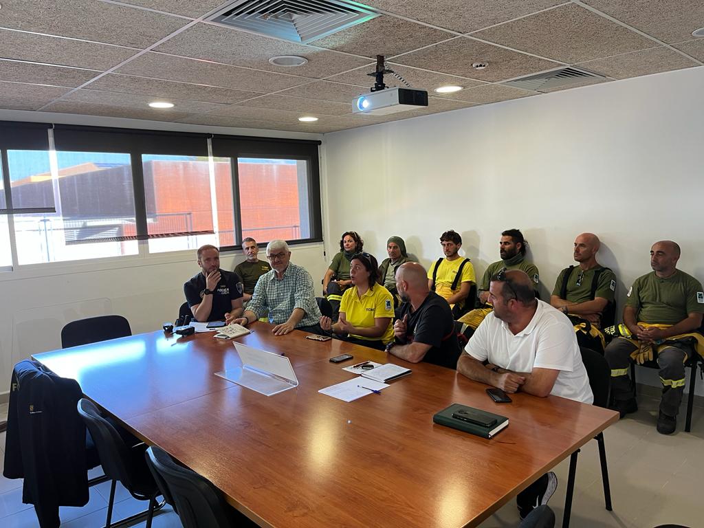 Un momento durante la reunión