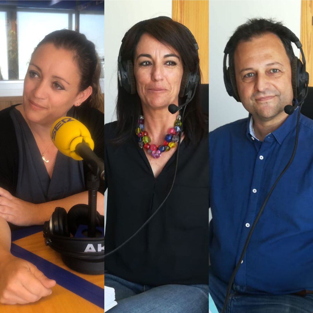 Alejandra Ferrer (Gent per Formentera), Ana Juan (PSOE) y Llorenç Córdoba