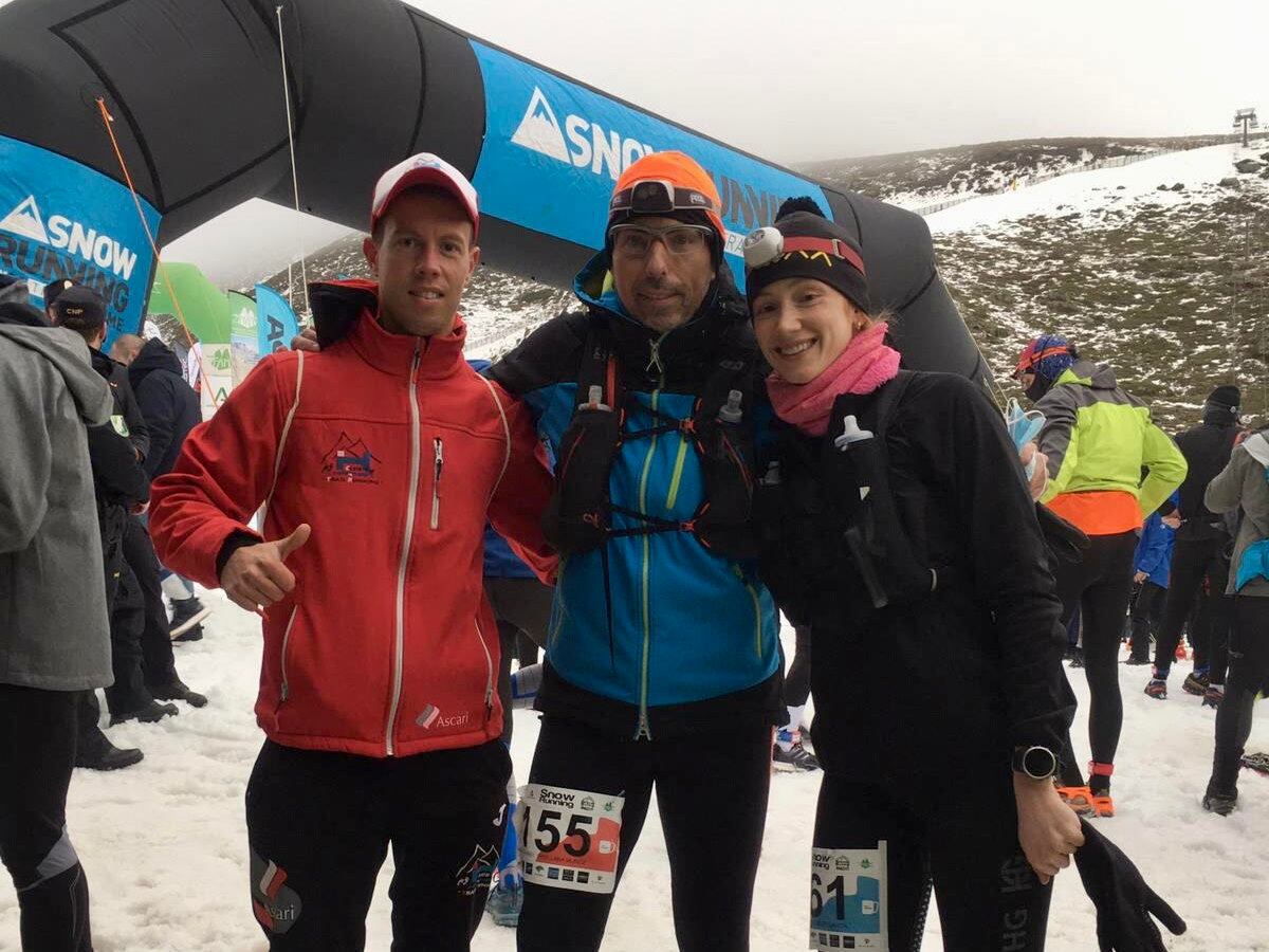 El Snow Running es una de las pruebas más espectaculares de las que se celebran en Sierra Nevada