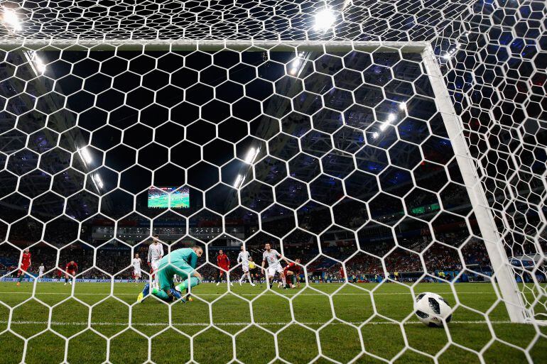 De Gea durante el partido contra Portugal. 