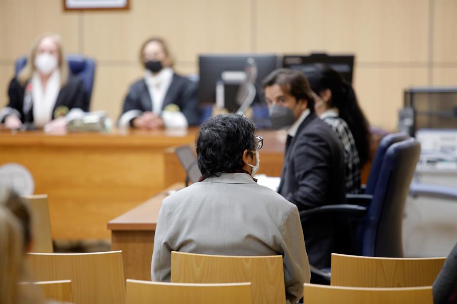 Imagen de archivo de 2022 del momento del juicio a Luis Ramírez