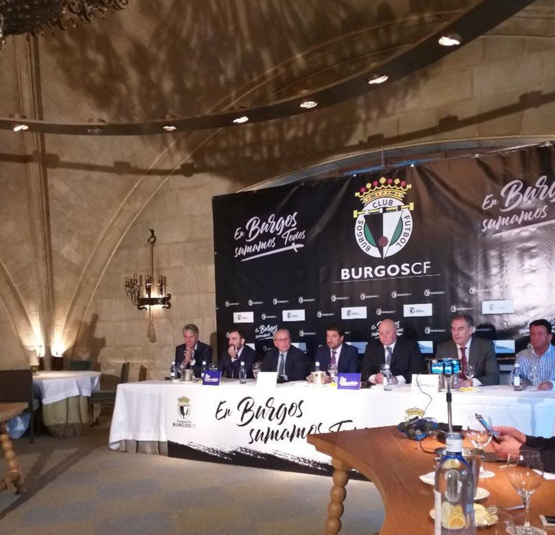 Presentación de Antonio Caselli como máximo accionista del Burgos C.F.