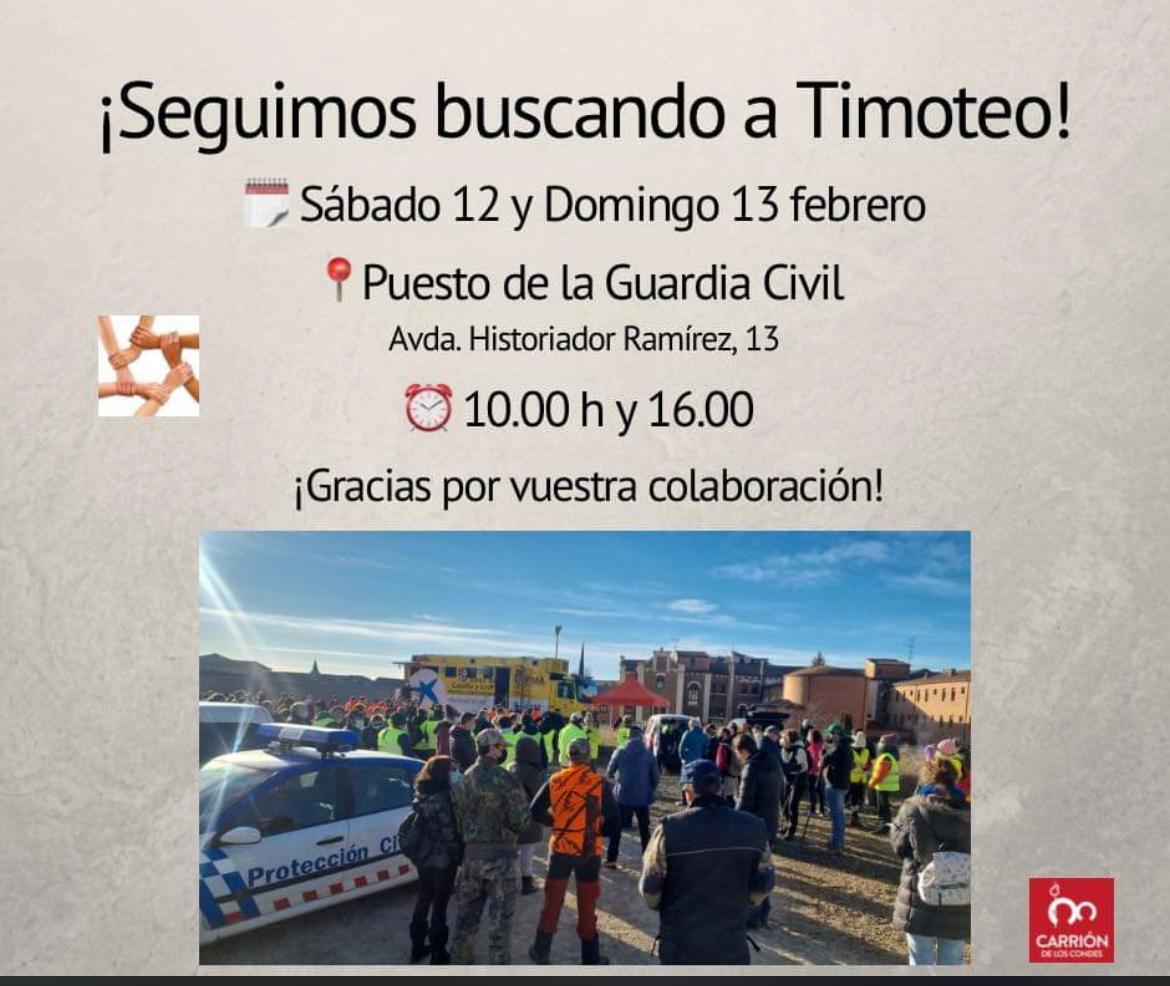 Sigue la búsqueda de Timoteo