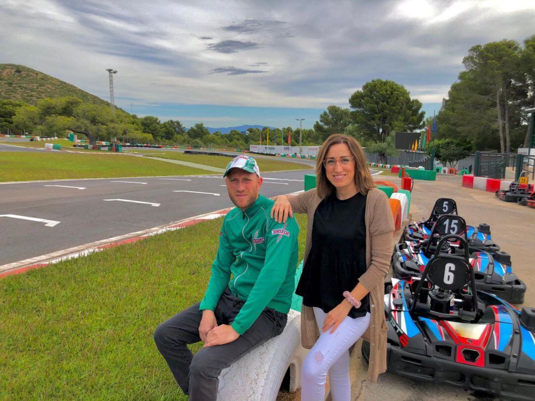 Patricia y Miguel Falcó, en el circuito