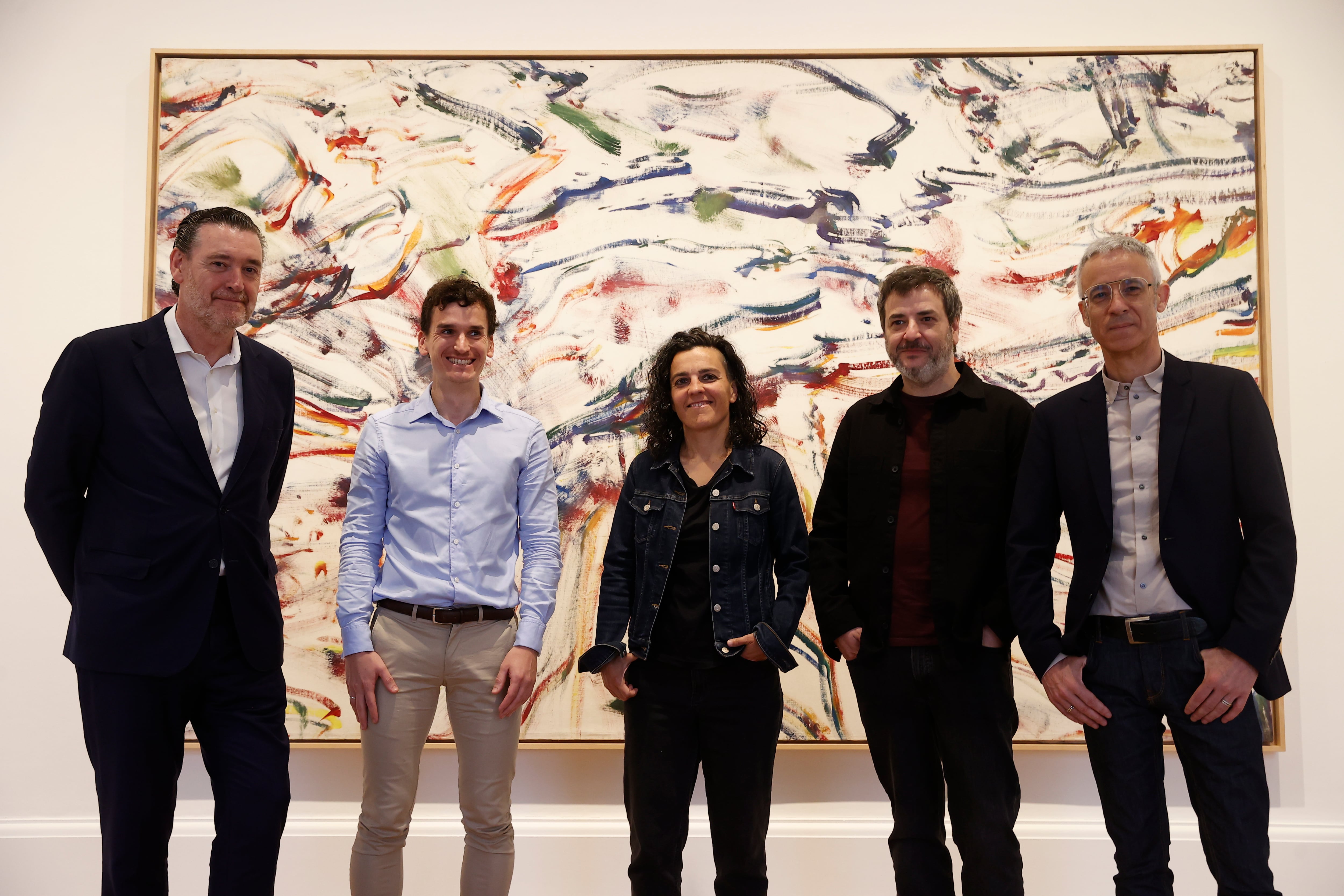 El director del Museo Bellas Artes de Bilbao, Miguel Zugaza, en la presentación de &quot;aHUTSAK HARTUa&quot;, un proyecto sonoro de Xabier Erkizia y la bertsolari Maialen Lujanbio. EFE/Miguel Toña