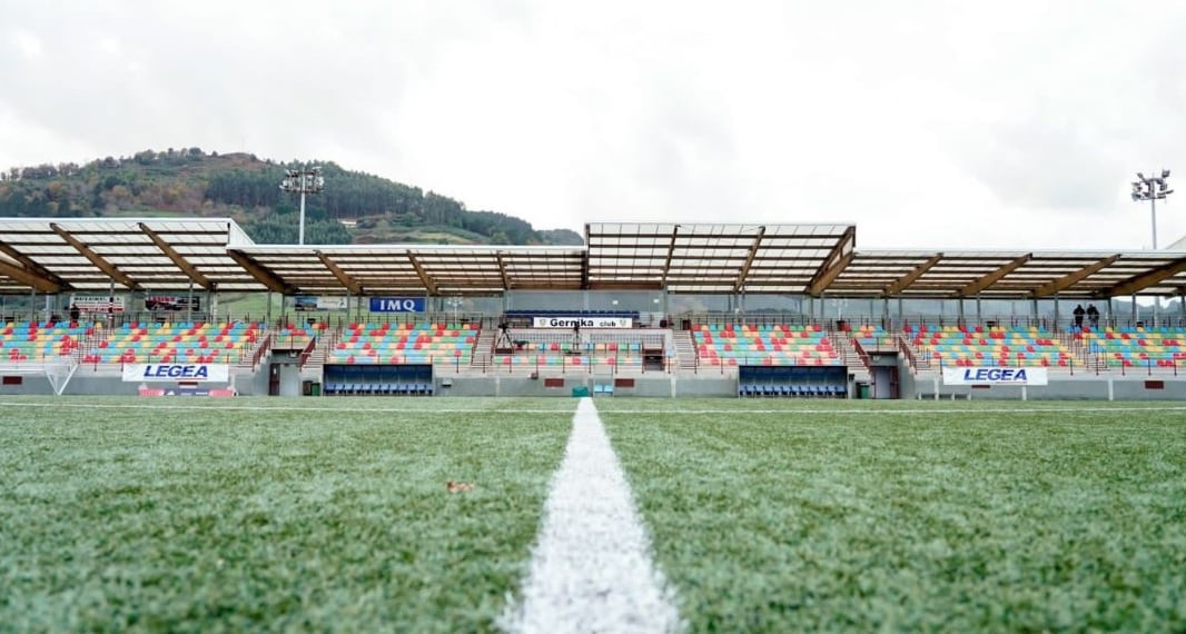 Urbieta, preparado para acoger este jueves el partido de Copa entre Gernika y Celta