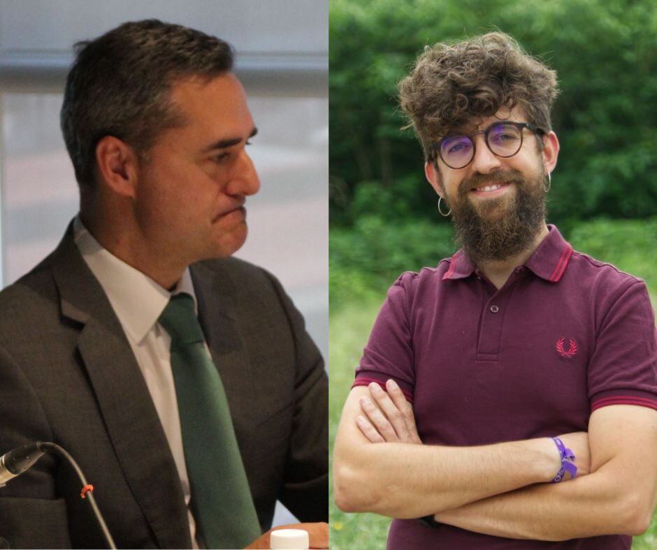 Antonio Ortolá de Vox y Carlos Navarro de Compromís-Sumar