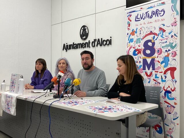 Presentación actividades Dia de la Dona en Alcoy
