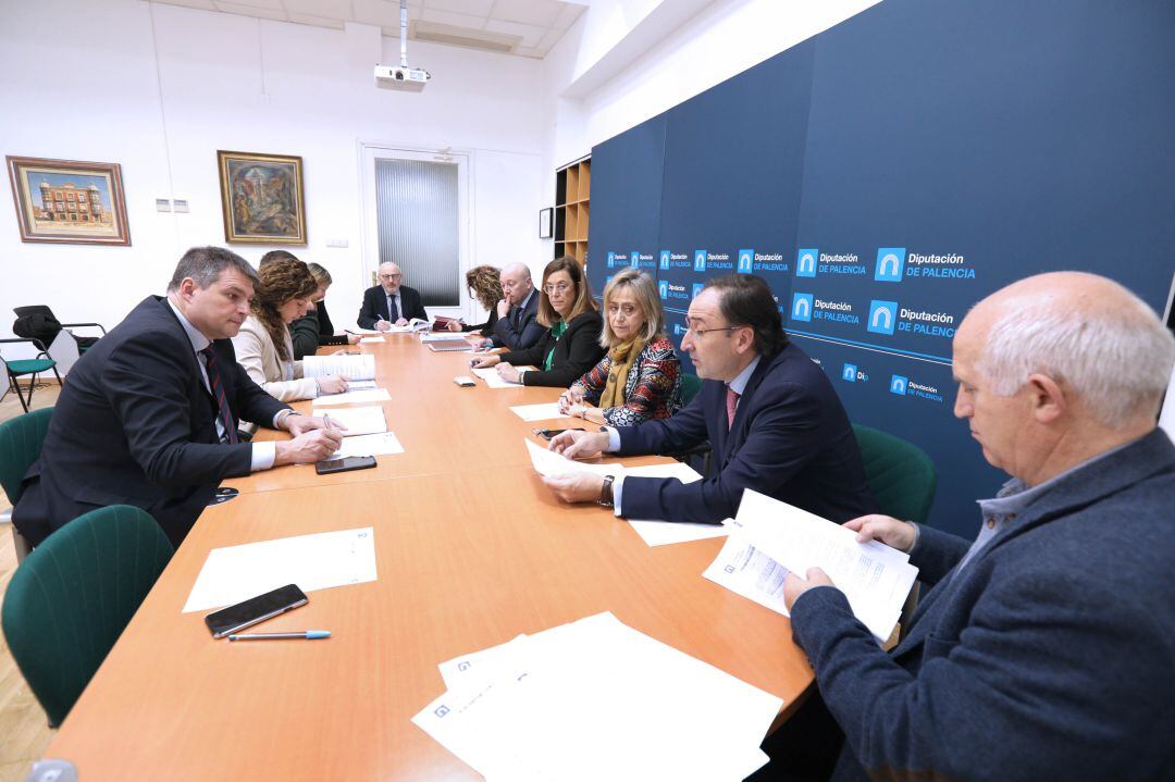 Celebración de la Junta de Gobierno de la Diputación de Palencia